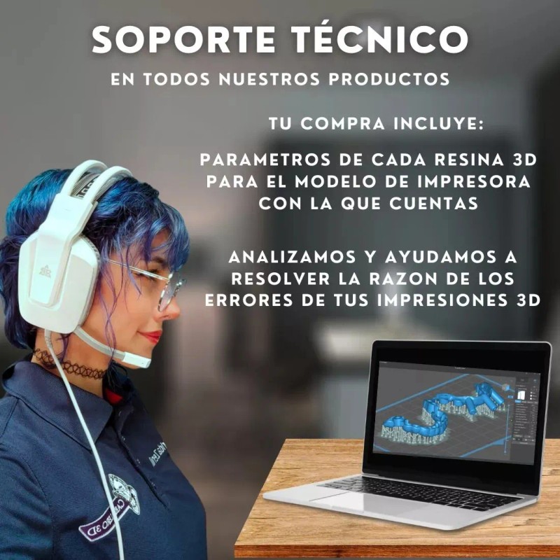 Impresora 3d Resina Dental Calcinable Resione C01 1 Kilo