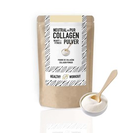 Collagen Powder - High Bioavailability - Bioactive Collagen Hydrolysate - Peptides Type 1-3 - Perfect Solubility - Neutral Taste - Healthy Workout