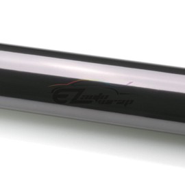 EZAUTO WRAP Free Tool Kit 12"x24" (1FT x 2FT) Glossy Light Black Smoke Headlight Taillight Fog Light Side Marker Vinyl Tint Film Self Adhesive