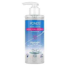 PONDS Limpiador Facial Hydra Active con Ácido Hialurónico 200 mL                                                                                      