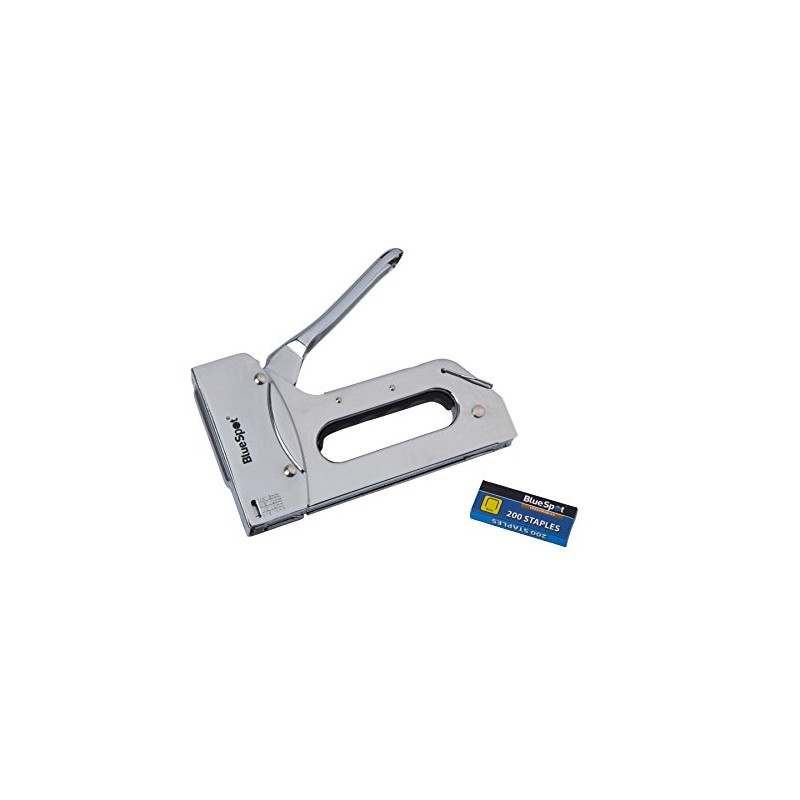 Blue Spot 35111 Heavy Duty Staple Gun - Silver