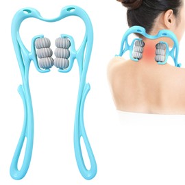 Simsky Nackenmassagegerät mit sechs Rädern, Schultermassagegerät