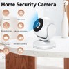 2K Indoor Security Camera, 2.4GHz Wi Fi Camera, 360° Baby