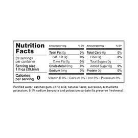 (4-Pack) LAVA Premium SUGAR FREE Simple Syrup, Keto Friendly, Zero Calorie, Zero Sugar, Zero Carb, Sugar Substitute Sweetener, 33.8oz 1-Liter