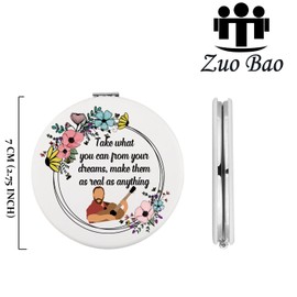 Zuo Bao Musikband-inspirierter Spiegel aus Ihren Träumen, Make-up-Spiegel, Lyric inspiriertes Geschenk (Take What You Can)