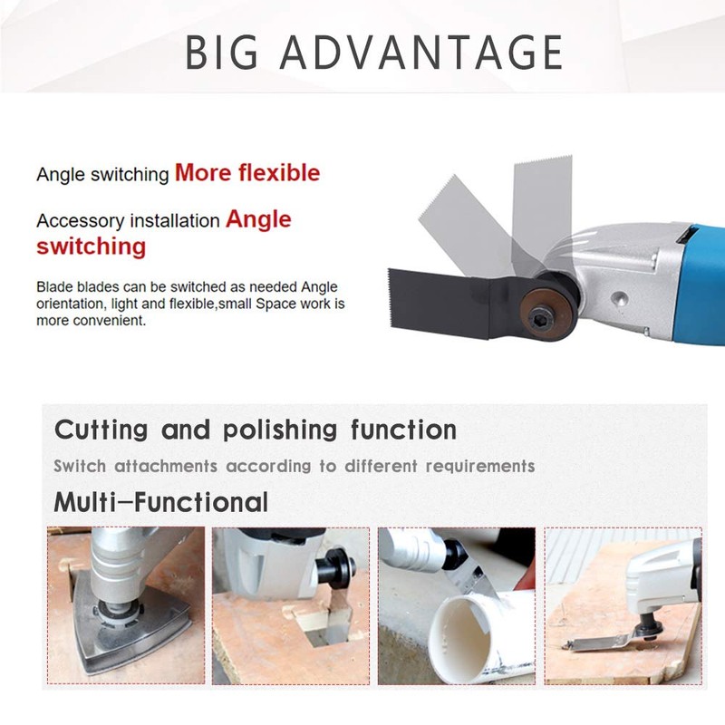 NEWONE Oscillating Tool,1.8 Amp Power Tools,Variable Speed Oscillating Multi-Tool Kit