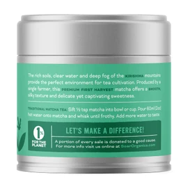 Soar Organics - Organic Japanese Matcha Green Tea Powder - Kirishima Ceremonial Grade - Single Origin - 30g