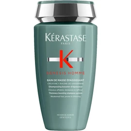 KÉRASTASE Bain de Masse Epaississant Shampoo Ayuda a aumentar el grosor del cabello y fortificar la fibra capilar Con Creatina y Raíz de Jengibre 250ml