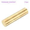 DMiotech 4" x 1" Brass Rods,Solid Round Brass Rod for