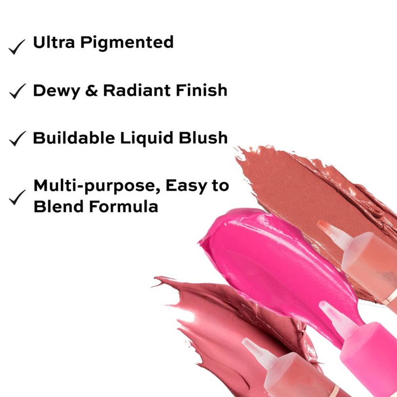 Makeup Revolution, Superdewy Liquid Blusher, You Got Me Blushing, 15