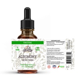 Agrimony Tincture, Organic Agrimony Extract (Agrimonia Eupatoria) Dried Herb, Agrimony Supplement