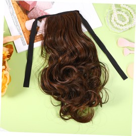 Outanaya Long Ponytail Extension Braid Ponytail Drawstring Hair Extension Natural Look Claw Clip Easy to Use Versatile for Hair Types