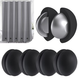 Shower Curtain Weights, Silicone Encased Strong Shower Curtain Magnets, No Rust Clang or Falling Apart, Stop Shower Curtain from Blowing Window Curtain Outdoor Curtain Weights Tablecloth Weights