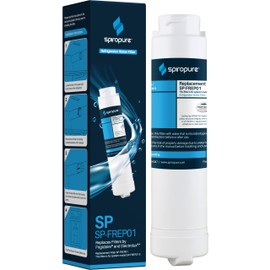 SpiroPure SP-FREP01 NSF Certified Refrigerator Water Filter Compatible Replacement for Frigidaire EPTWFU01 PureSource Ultra II Electrolux EWF02 PureAdvantage (1 Pack)