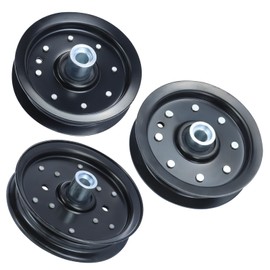 POSFLAG 604231 Idler Pulley with 605512 Hustler Deck Pulley 604219 Hustler Deck Pulley Replaces Hustler 604231 Hustler Deck Pulley, Hustler 604219 Idler Pulley, Hustler Raptor Pulley 603986 Pulley