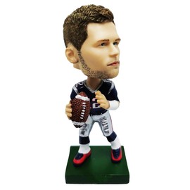 RU.Master Rugby Player Brady Bobblehead Action Figure 5.5" Collectible Figurine -Painted Resin Collectible Doll- Perfect Sports Fan Gift