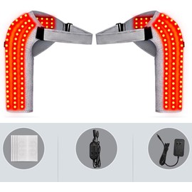Terapia de Luz Roja para Hombro, Almohadilla de Terapia de, Almohadilla de Brazo de Luz Roja de 660 Nm y 850 Nm, para Hombro, Reducción del Dolor