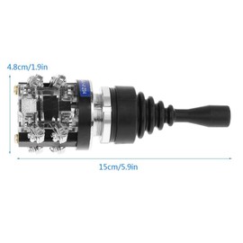 4 Position Joystick Switch Short Time Replacement Joystick with 4 No Recall Spring Position for HKAI-41Z04