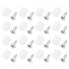 VGOL 50 Sets Plastic Hinge Dowel Inserts Kits for Cabinet