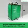 Jumbo Green Garden Waste Bag with Handles - 272 Litre