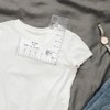 Ranjaner Tshirt Ruler Guide for Vinyl Alignment, Left Chest Logo