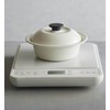 Noda Horo KO-21MW 475243 Kokonabe Individual Pot, Large, Milky White