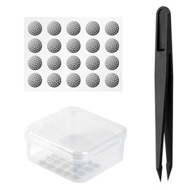 20PCS Nickel Earbuds Filters, Earphone Filter Mesh Protective Filters, in Ear Monitor Anti-Dust Sweat-Resistant Protective Filters for Earbud, in-Ear Headphones, Earphone Accessories (5169, 3.7mm)