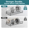 KaiwayInno 4 Pack Shower Caddy Adhesive Replacement, Strong Shower Shelf