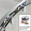 4 Pcs 25mm Shower Door Rollers, Replacement Sliding Shower Door
