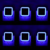 6 Pack Blue LED Night Light Plug in, Dusk to