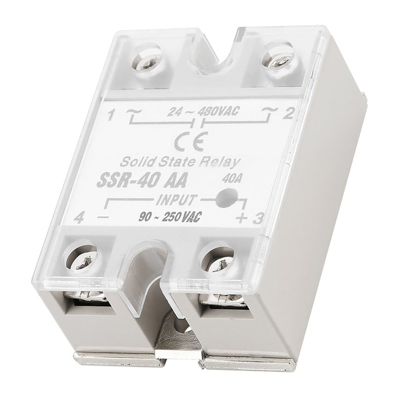 SSr 40AA 40A Solid State Relay Module AC-AC Input AC