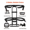 Golf Cart Rear Seat Bag Holder Space-Saving 27.1 X 15.6