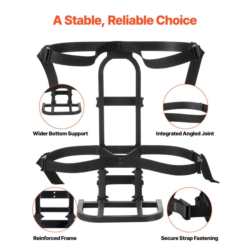 Golf Cart Rear Seat Bag Holder Space-Saving 27.1 X 15.6