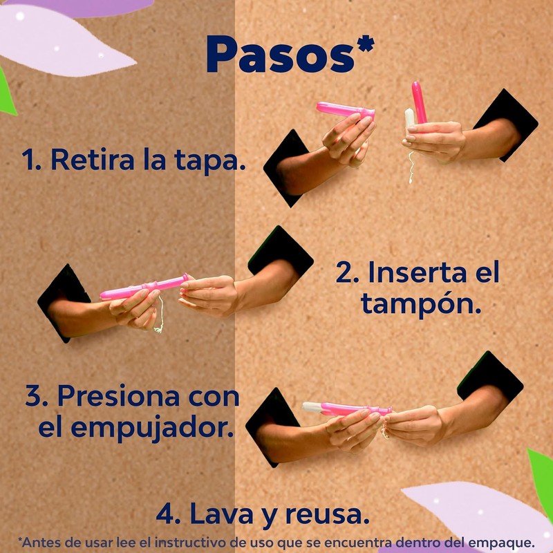 Saba Tampones V-eco con Aplicador Reusable 7 piezas