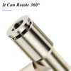 ERGAOBOY Pack of 2 8 mm OD Copper Nickel-Plated 3