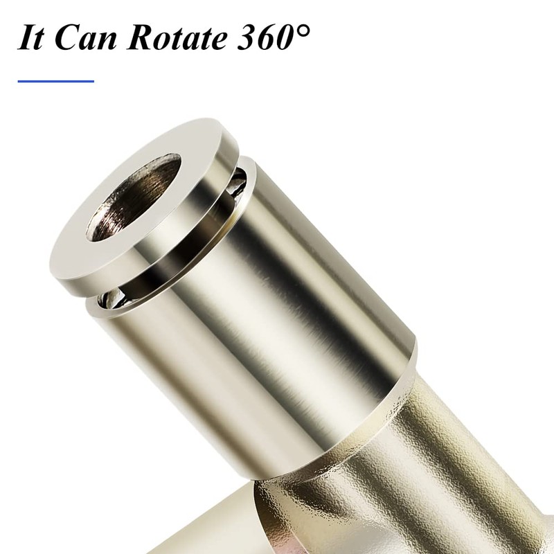 ERGAOBOY Pack of 2 8 mm OD Copper Nickel-Plated 3
