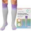 ZenToes Compression Socks for Women & Men, Gradual 15-20mmHg Compression