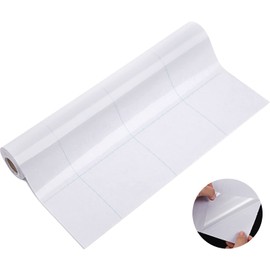 Geyee Clear Wall Protector Contact Paper Adhesive Removable Vinyl Film Kitchen Cabinet Liner Transparent Plastic Foil Backsplash Oil Waterproof Wallpaper Heat Resistant Furniture(256 Inch)
