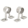 2Pcs Marine Boat Hand Rail Fitting Center Support Bracket Stanchion
