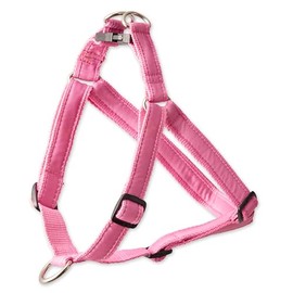 Pet Passion Adjustable Recycled Ribbon Dog Harness for All Pet Breeds, Hot Pink, X-Large