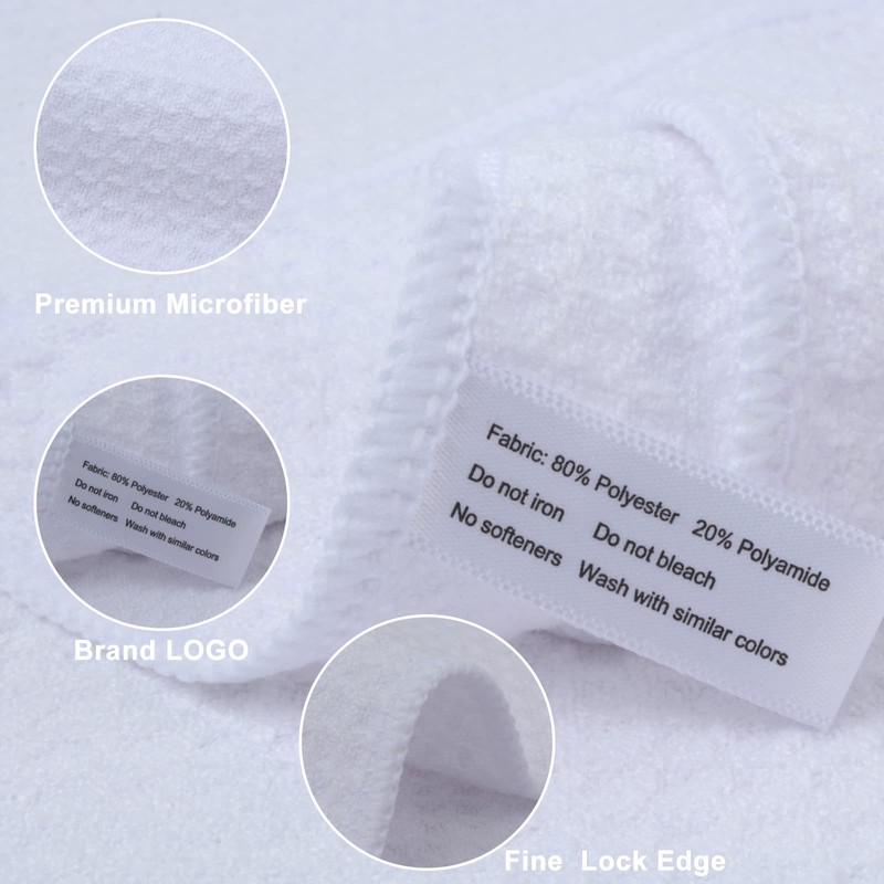 SINLAND Water Absorbent Microfiber Dish Wipes Waffle Towels Dish Cloths