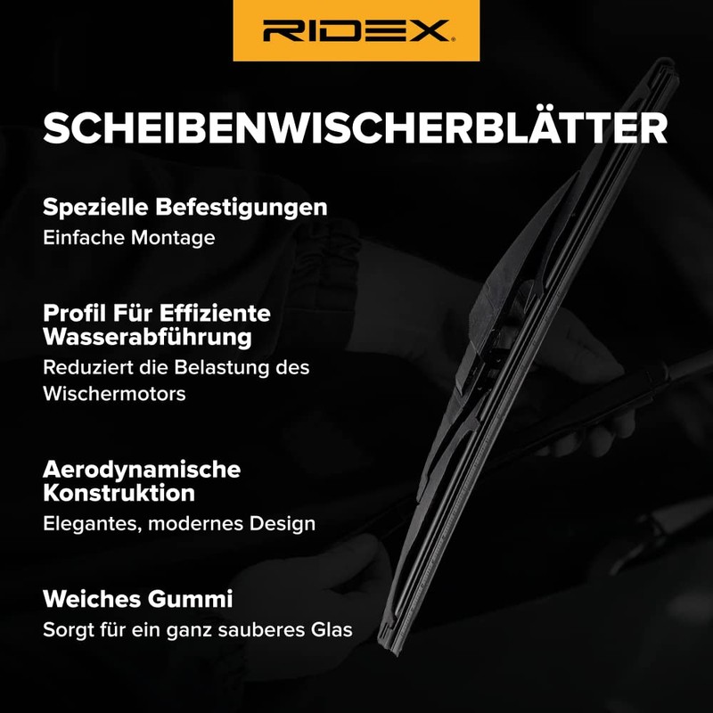 RIDEX Windscreen Wiper 298W0271 Front Corsa D Hatchback (S07)