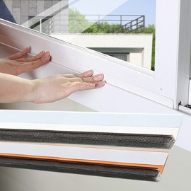 Window gasket, 1M weather strip, draft blocker, rainstorm gapper Gasket window type gap wood 1.2M 2ea