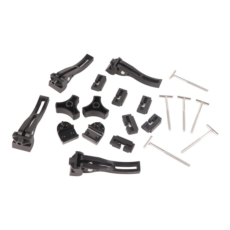 Ausla Universal Aluminum Clamp Set for Hard Trifold Tonneau Cover,