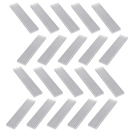 20Pcs Silver Aluminum Heatsink 100x20x6 mm / 4x0.8x0.2 Inch Heat Diffusion Cooling Fin Heat Sinks for Cooler Electronics Gpu Led