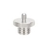 CAMVATE 5/8"-11 Male to 1/4"-20 Male Survey Adapter for Tripod