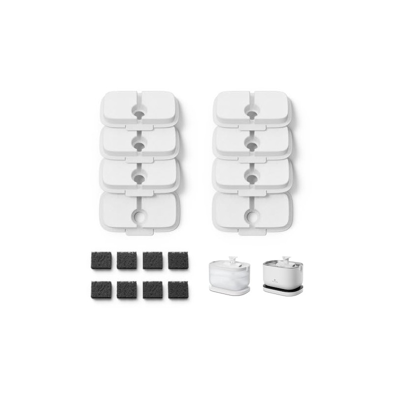 PETLIBRO 8 Packs Replacement Filters for Dockstream Cat Water Fountain