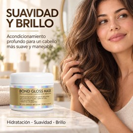 Mascarilla Bond Gloss, Hidratación Intensa con Tecnología Bond Repair 200ml
