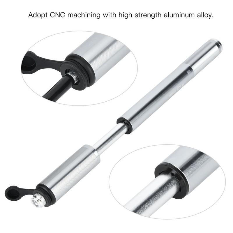 130PSI Bike Pump Portable High Pressure Bicycle Air Tire Pump