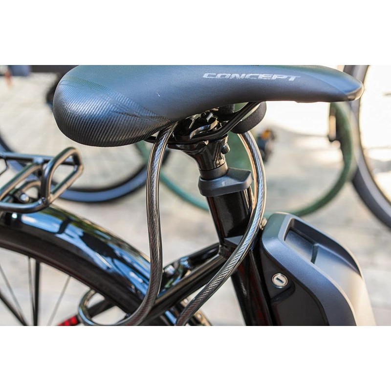 Zefal 4914B K-Traz C6 Code Cable Lock, Black, 180 cm